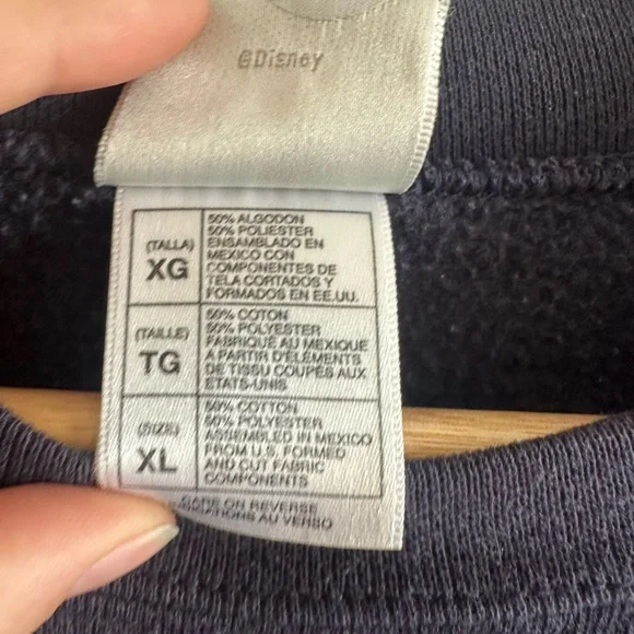 Vintage 90’s The Disney Store ‘Goofy’ Mickey Mouse Navy Crewneck Sweatshirt - Picture 5 of 5